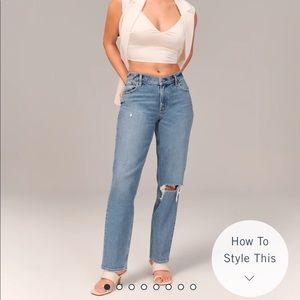 Abercrombie the 90s straight low rise